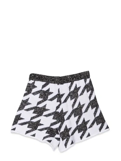 Simonetta Acetate Blend Bermudas In Black