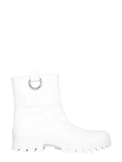 Msgm Vibram Rubber Sole Rain Boot In Multi