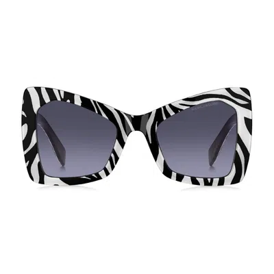 Marc Jacobs Zebra-striped Cat-eye Sunglasses In Animal Print