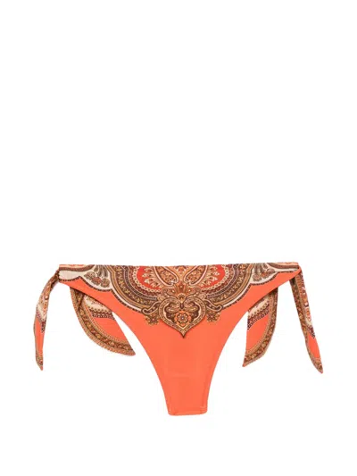 Zimmermann Mahon Bikini Bottom In Orange