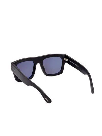 Tom Ford Rectangle-frame Sunglasses In Black