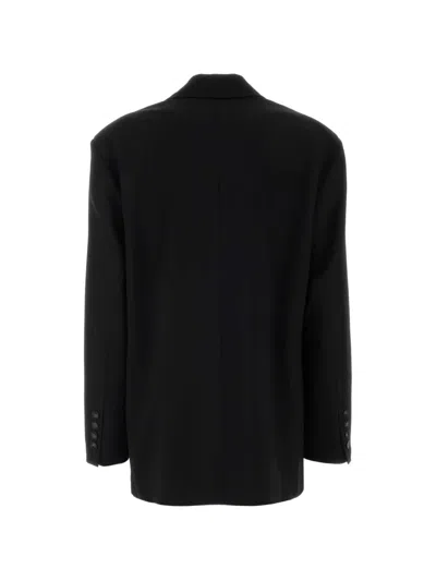 Le Sully Studio Single-breasted Wool-blend Blazer In Black