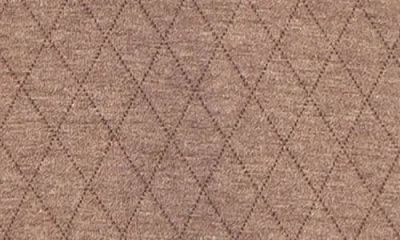 Tailorbyrd Quilted Snap Pullover In Brown