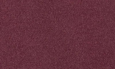 Tailorbyrd Brushed Quarter Zip Pullover In Wine