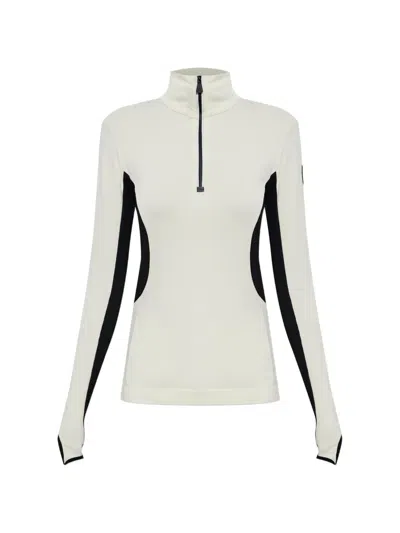 HALF-ZIP ROLL-NECK BASE-LAYER THERMAL T-SHIRT