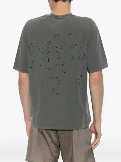 Satisfy Mothtech™ Distressed T-shirt In Gray