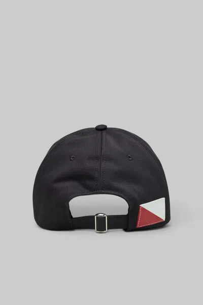 Loewe Slant Patch Cap In Black
