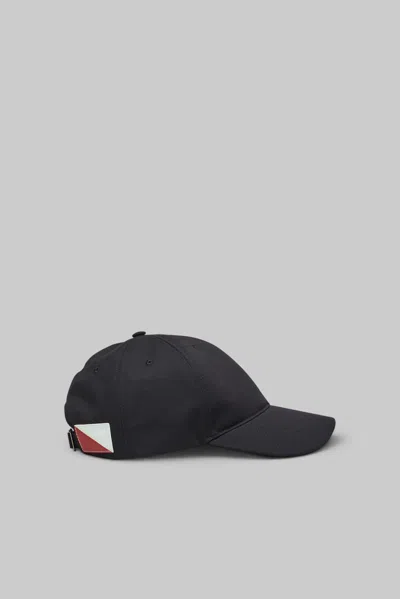 Loewe Slant Patch Cap In Black