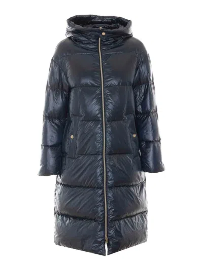 Herno Blue Down Jacket In Blue