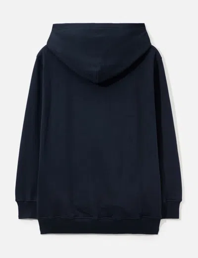 Fdmtl Patchwork Sweat Parka In Blue