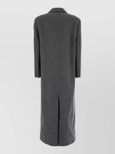Le Sully Studio Double-breasted Wool Coat In Gray