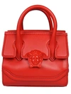 Versace Mini Palazzo Empire Shoulder Bag In Rosso