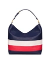 TORY BURCH DUET STRIPE HOBO,35909