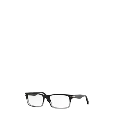 Persol Rectangular Frame Glasses In Black