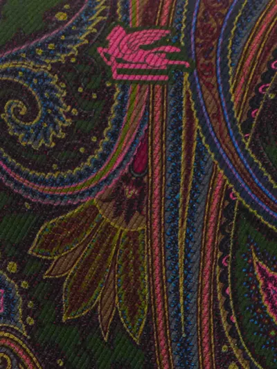 Etro Capa - Verde In Multi