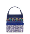 TORY BURCH BEADED PARROT TOTE,35153