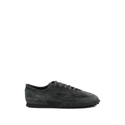 Common Projects Suede Sneakers In Black