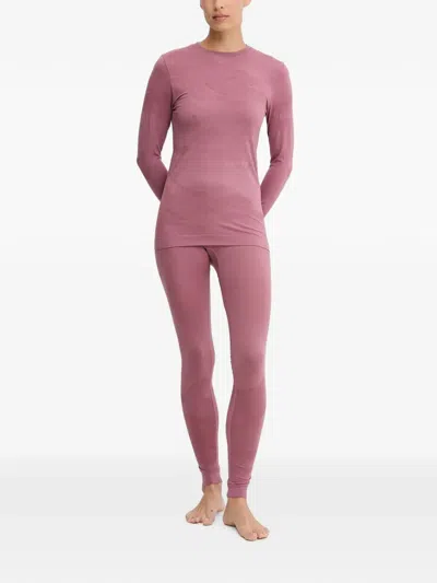 Viking Gasher Abstract-patterned Base Layer Set In Pink