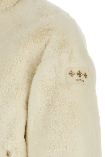 Tatras Plush Polyester Jacket In Neutral
