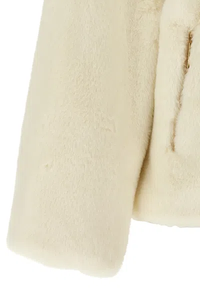 Tatras Plush Polyester Jacket In Neutral