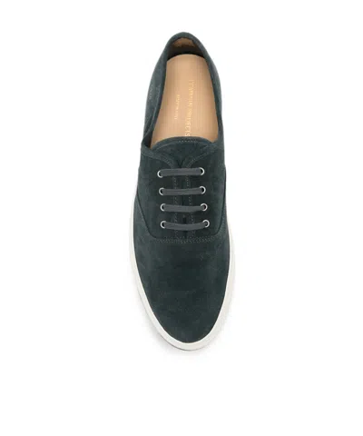 Common Projects Deck Suede Sneakers In Gray