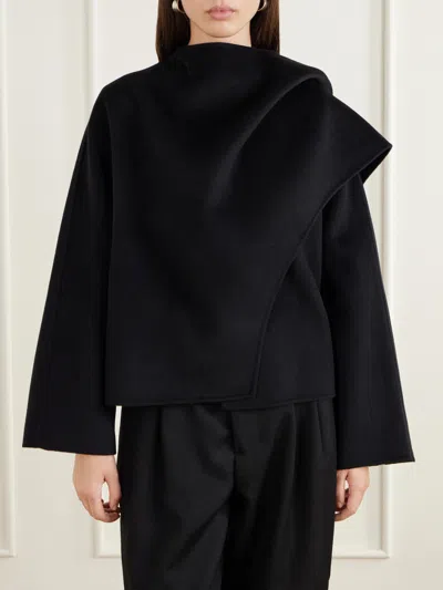 Arch4 Cape-effect Jacket In Black