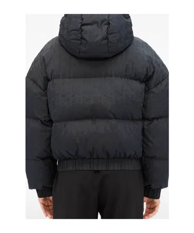 Msgm Padded Polyamide Down Jacket In Black