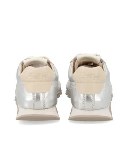 Ash Silver Kill Bill Leather Sneakers In White