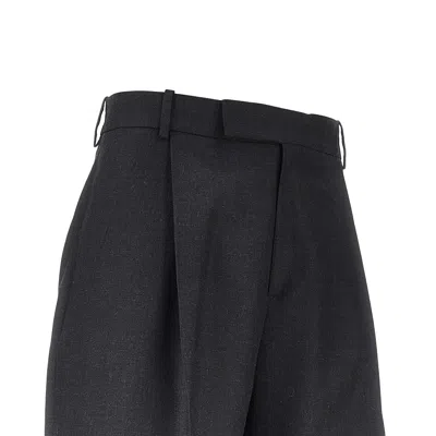 Studio Nicholson Pleated Hopsack Pants In Multi