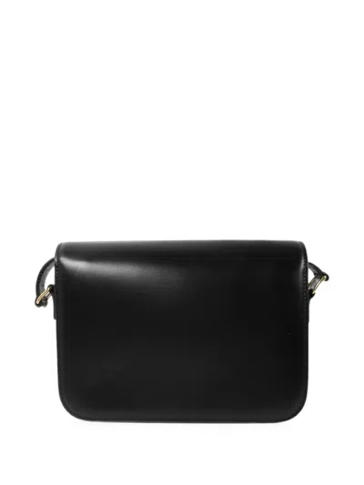 Celine Medium Triomphe Shoulder Bag In Black