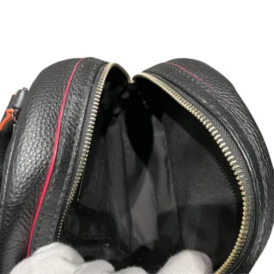 Pre-owned Coach Black Leather Backpack ()