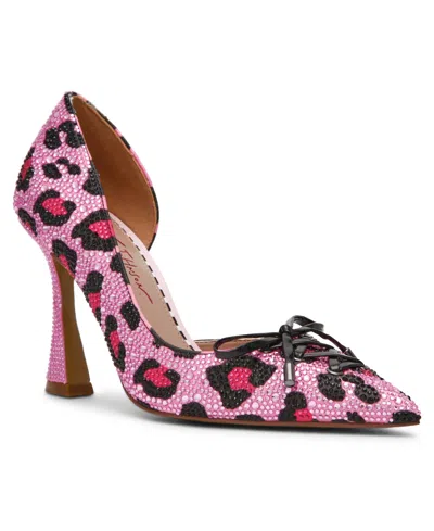 Betsey Johnson Delta Pump In Pink