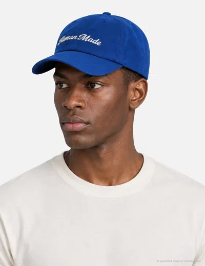 Human Made 6panel Canvas Cap In Blue/蓝色/藍色/블루/ブルー