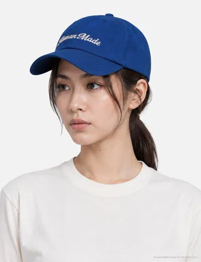 Human Made 6panel Canvas Cap In Blue/蓝色/藍色/블루/ブルー