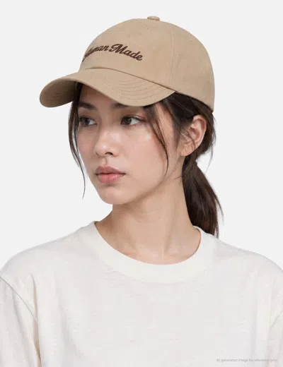 Human Made 6panel Canvas Cap In Brown