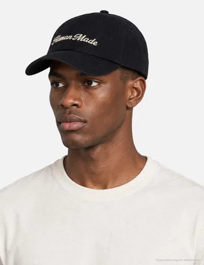 Human Made 6panel Canvas Cap In Black/黑色/블랙/ブラック