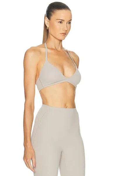 Nikeskims Studio Stretch Triangle Bra In Gray