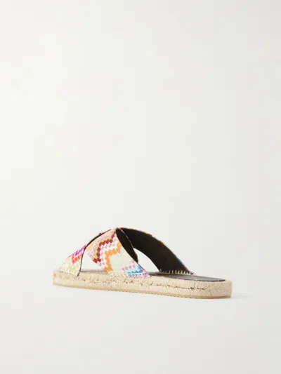 Missoni Zigzag-patterned Espadrilles In Multi