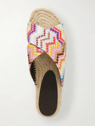 Missoni Zigzag-patterned Espadrilles In Multi