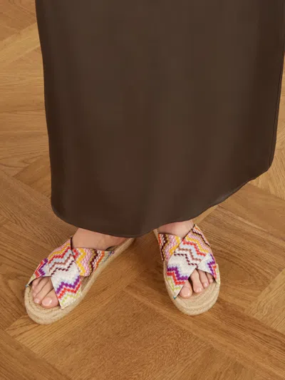 Missoni Zigzag-patterned Espadrilles In Multi