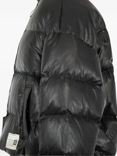 Miharayasuhiro Bottom Folded Down Jacket In Black