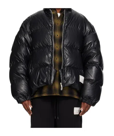 Miharayasuhiro Bottom Folded Down Jacket In Black