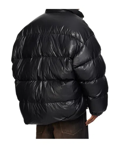 Miharayasuhiro Bottom Folded Down Jacket In Black