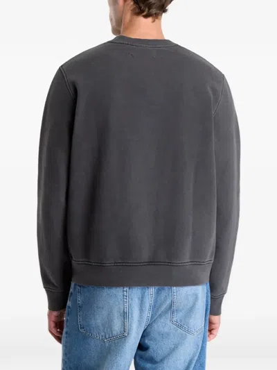 Samsoe & Samsoe Samarcus Logo-print Sweatshirt In Gray
