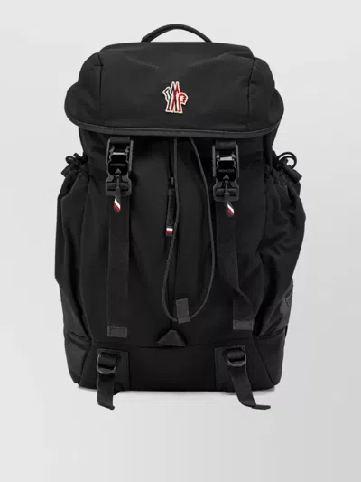 Moncler Leather-trimmed Buckle-fastening Backpack