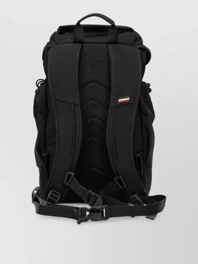 Moncler Leather-trimmed Buckle-fastening Backpack