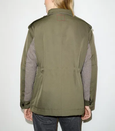 Max & Co . Collared Jacket In Green