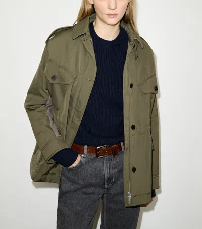 Max & Co . Collared Jacket In Green