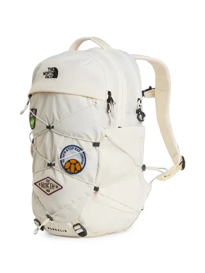 The North Face Borealis Patch Backpack In White