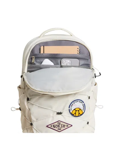 The North Face Borealis Patch Backpack In White